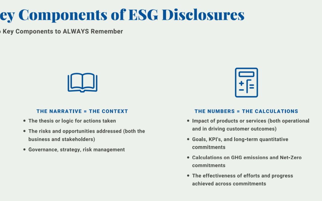 Make ESG Disclosure and Impact Evaluation Right